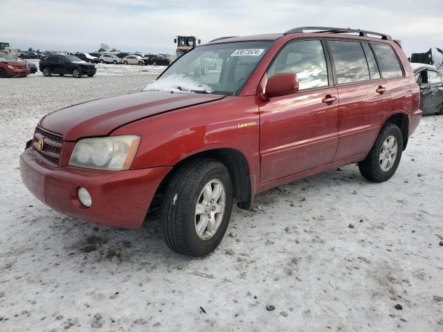 toyota highlander 2002 jtehf21a120079648