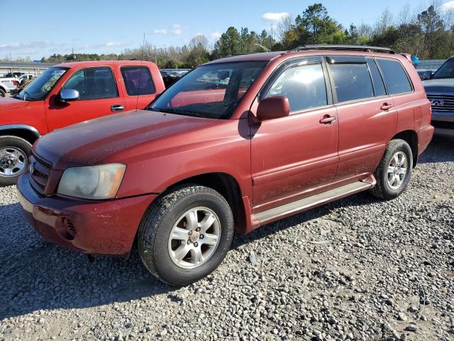 toyota highlander 2002 jtehf21a220057545