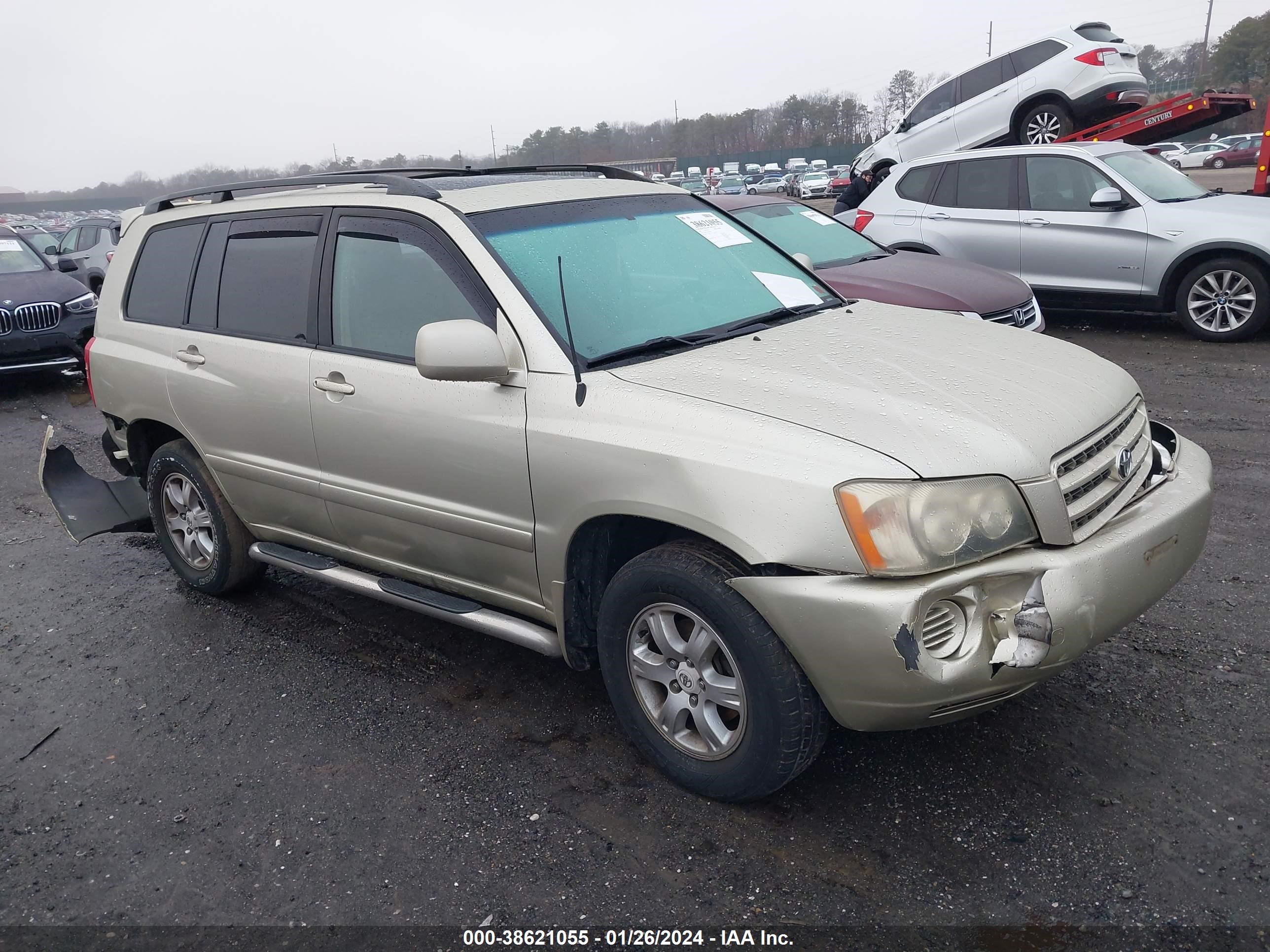 toyota highlander 2003 jtehf21a230140930