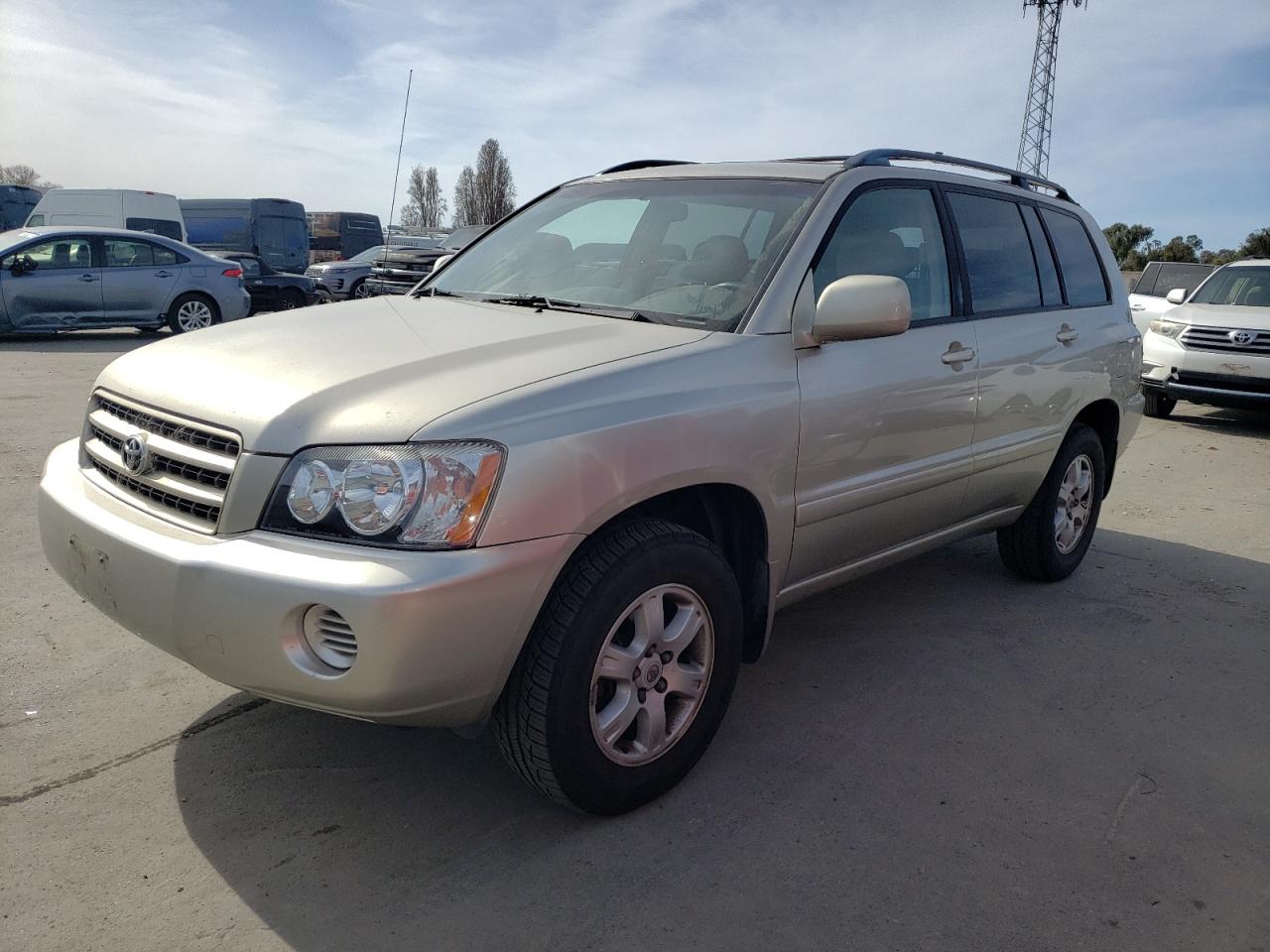 toyota highlander 2001 jtehf21a310008207