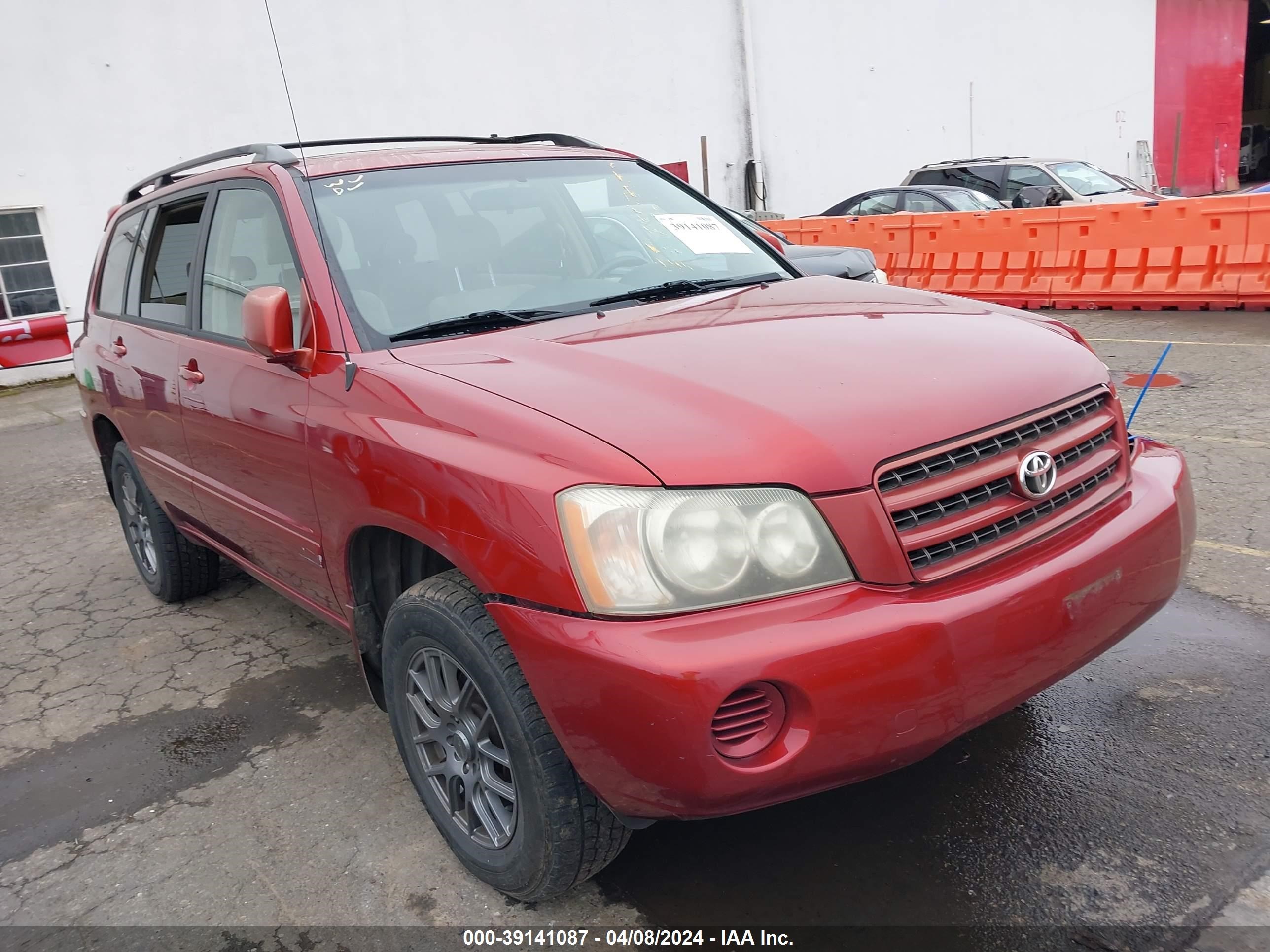 toyota highlander 2002 jtehf21a420068319