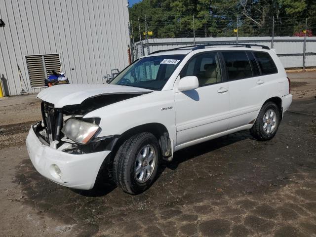 toyota highlander 2001 jtehf21a510012260