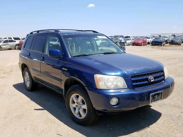 toyota highlander 2001 jtehf21a610010047