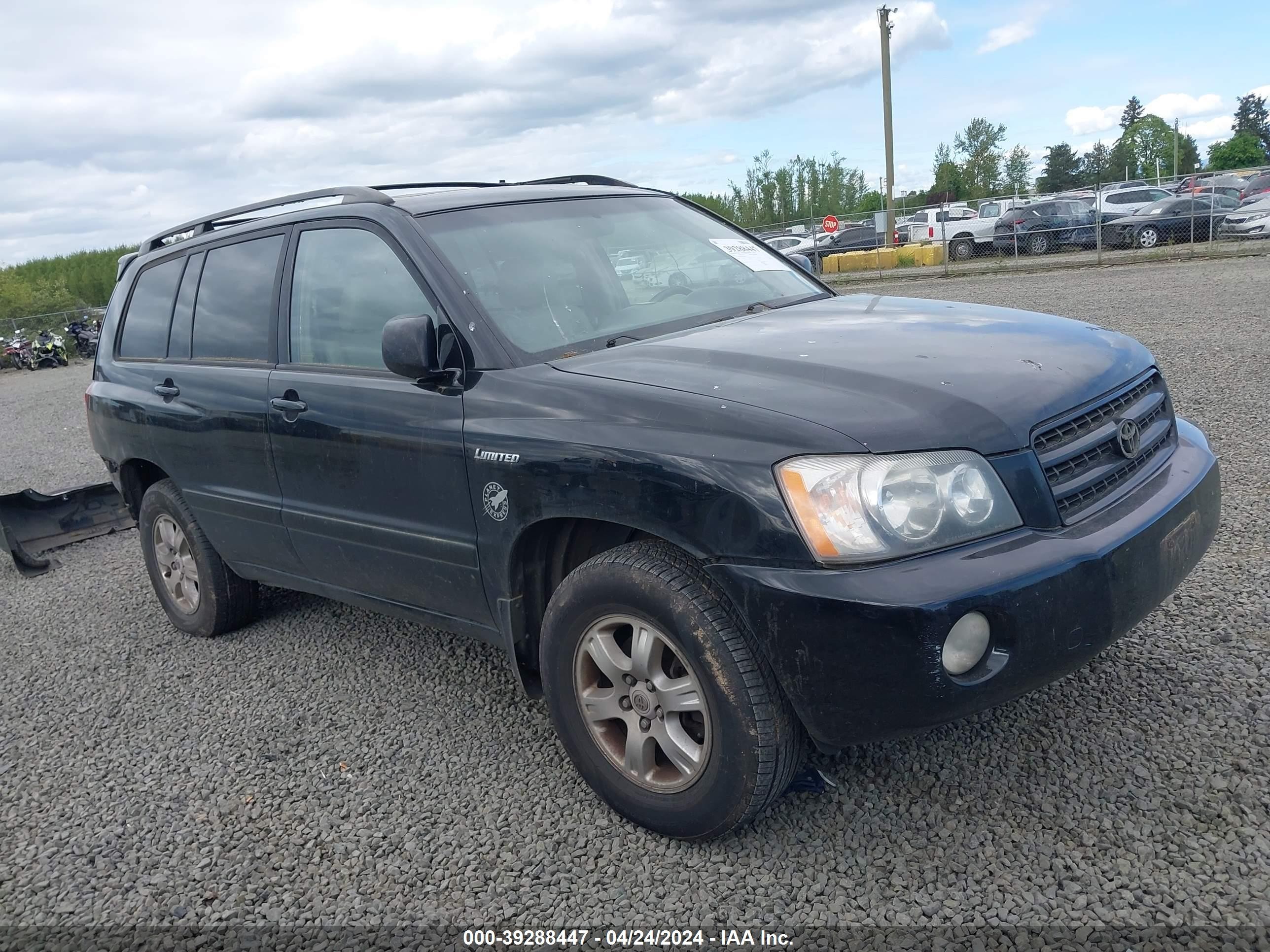 toyota highlander 2003 jtehf21a630141966