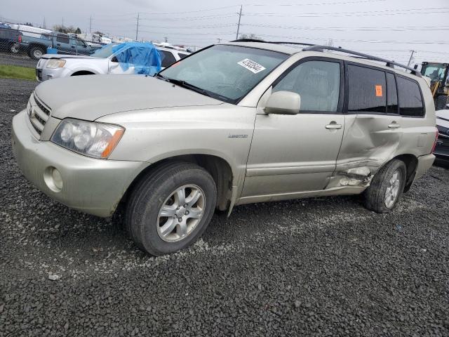 toyota highlander 2001 jtehf21a710035765