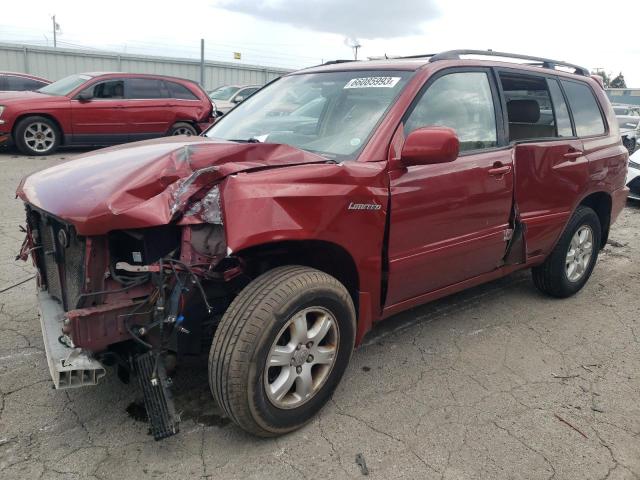 toyota highlander 2002 jtehf21a720074924