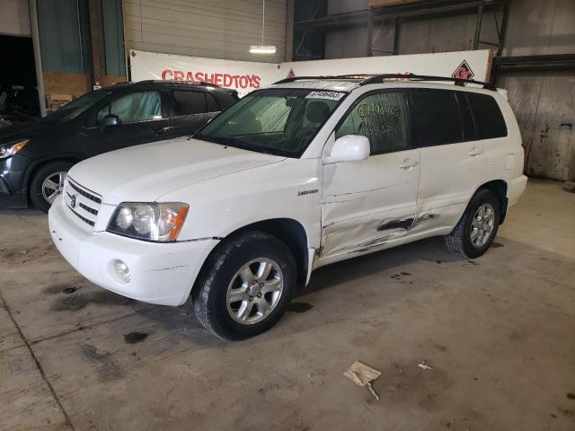 toyota highlander 2001 jtehf21a910036397