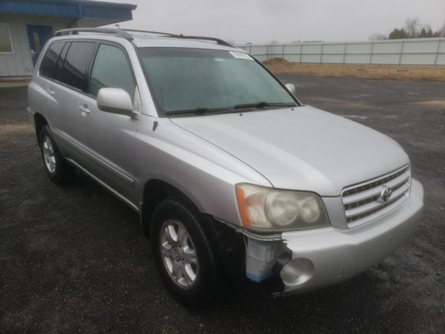 toyota highlander 2002 jtehf21a920051080