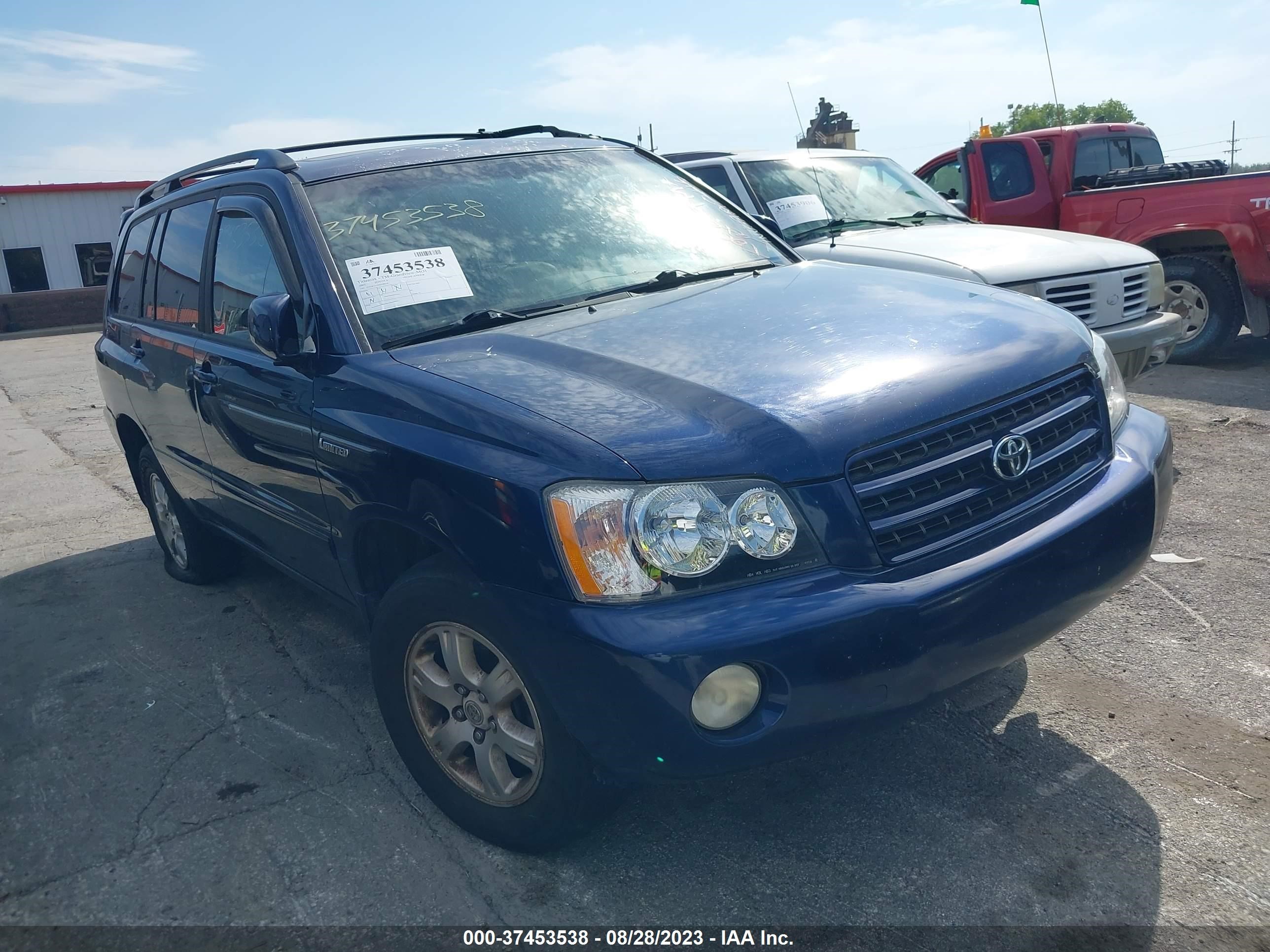 toyota highlander 2003 jtehf21a930100246