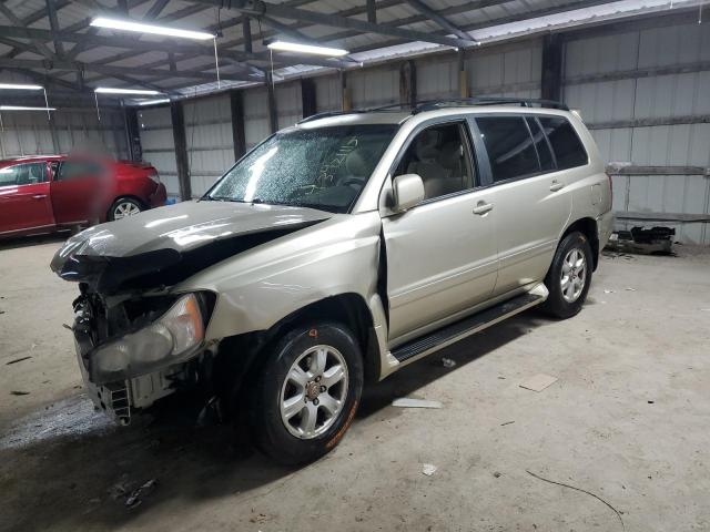 toyota highlander 2002 jtehf21ax20050441