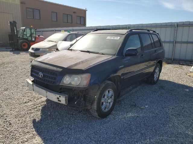 toyota highlander 2002 jtehf21ax20078191