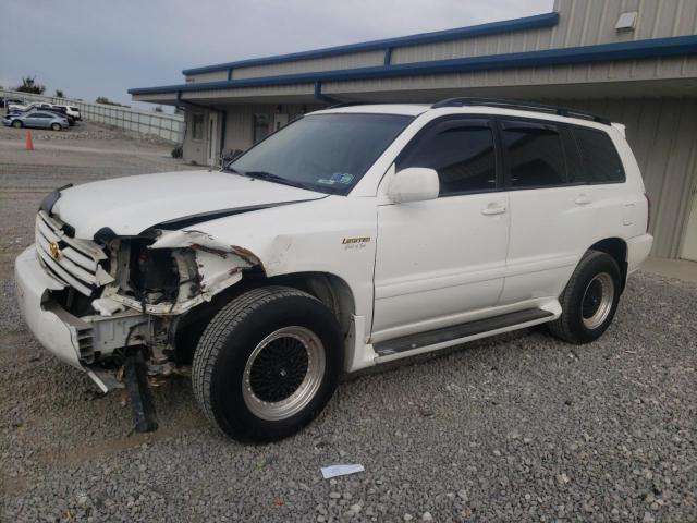 toyota highlander 2002 jtehf21ax20087456