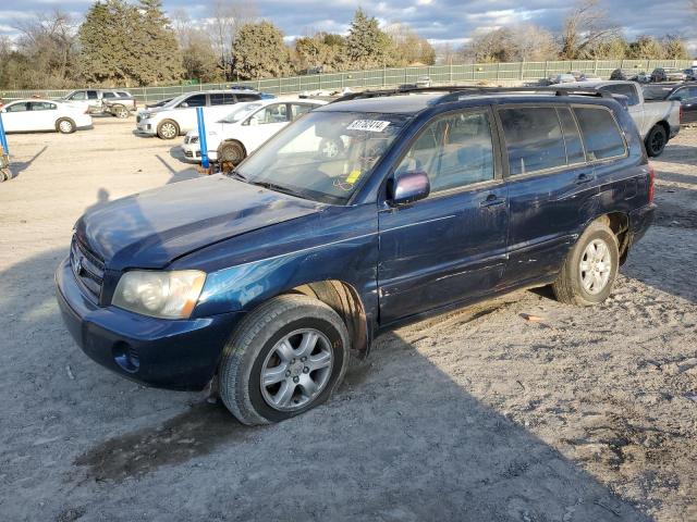 toyota highlander 2003 jtehf21ax30140612