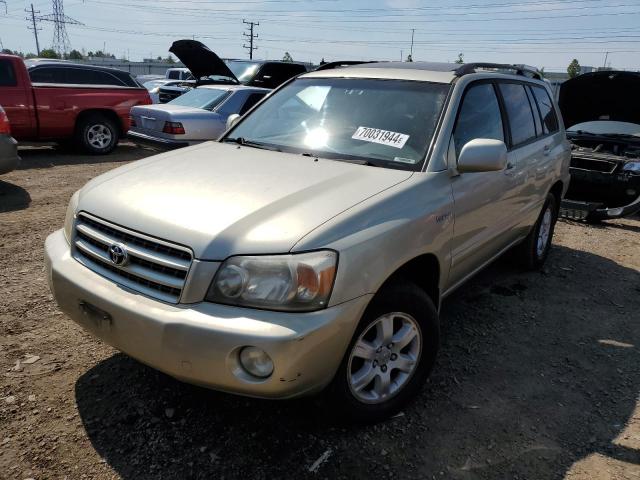 toyota highlander 2003 jtehf21ax30149276