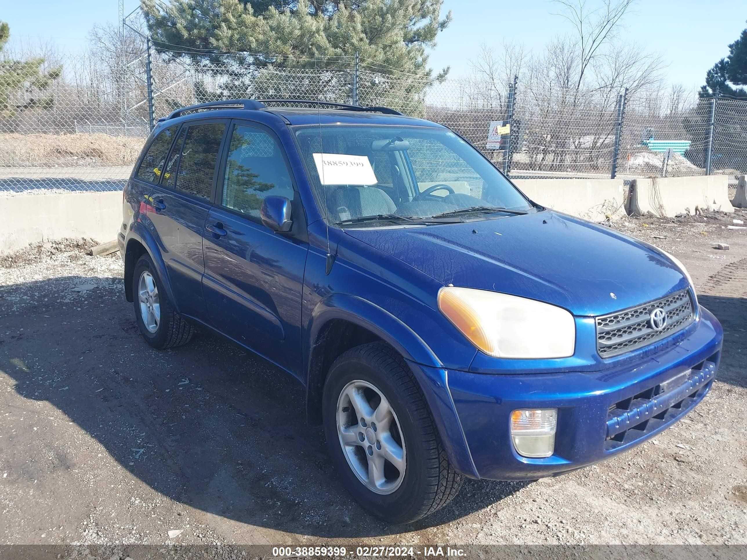 toyota rav 4 2002 jtehh20v220139967