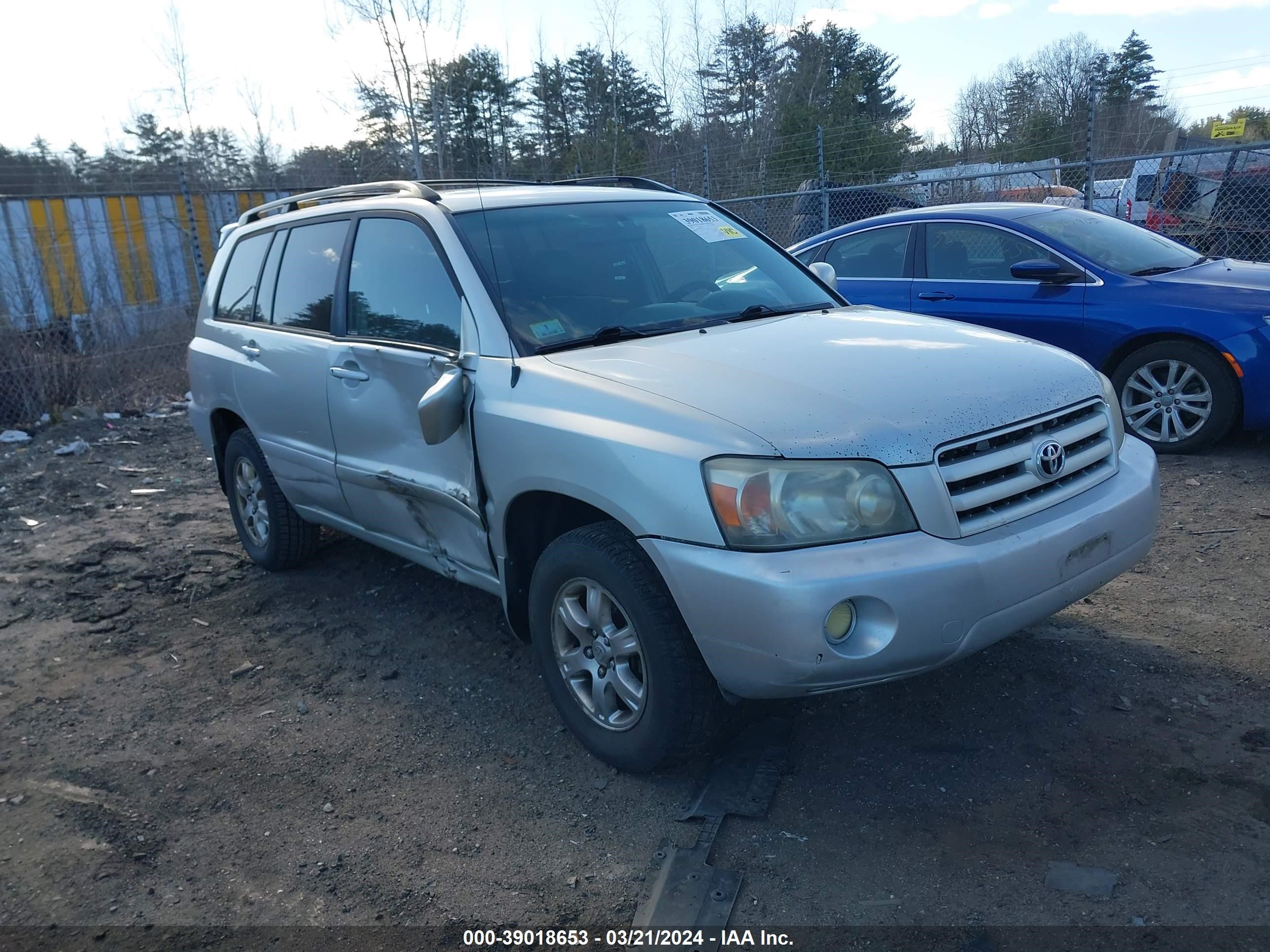 toyota highlander 2007 jtehp21a170204152