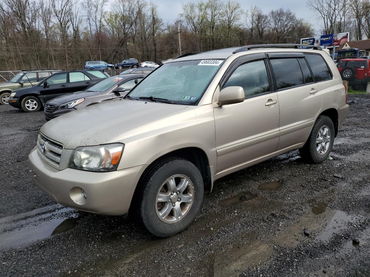 toyota highlander 2007 jtehp21a170208816