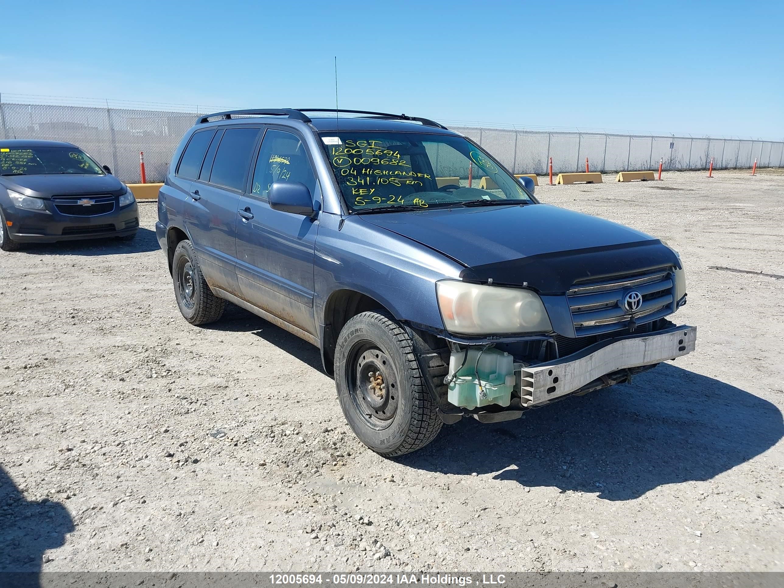 toyota highlander 2004 jtehp21a340009682