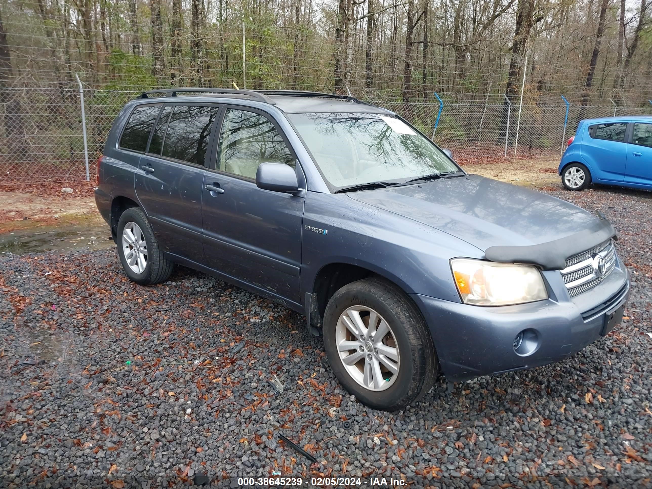 toyota highlander 2007 jtehw21a370045069