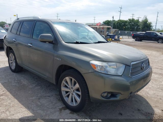 toyota highlander hybrid 2010 jtejw3eh0a2046349