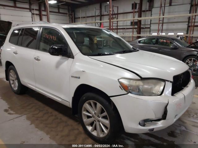 toyota highlander hybrid 2010 jtejw3eh4a2043762