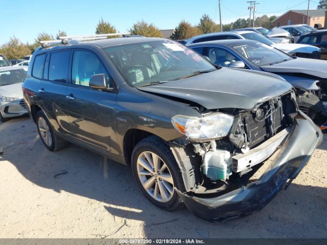 toyota highlander hybrid 2010 jtejw3eh7a2043724