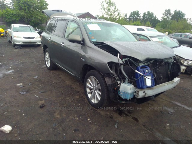 toyota highlander hybrid 2010 jtejw3ehxa2046066