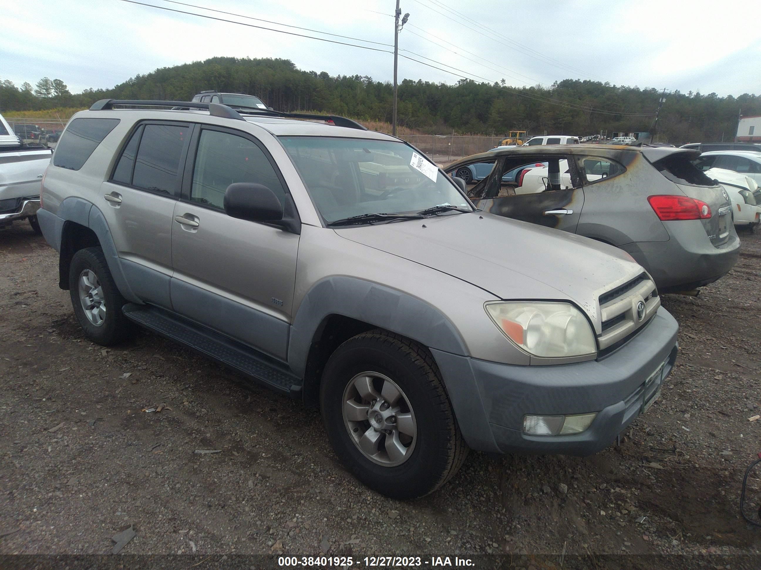 toyota 4runner 2003 jtezt14rx30005767