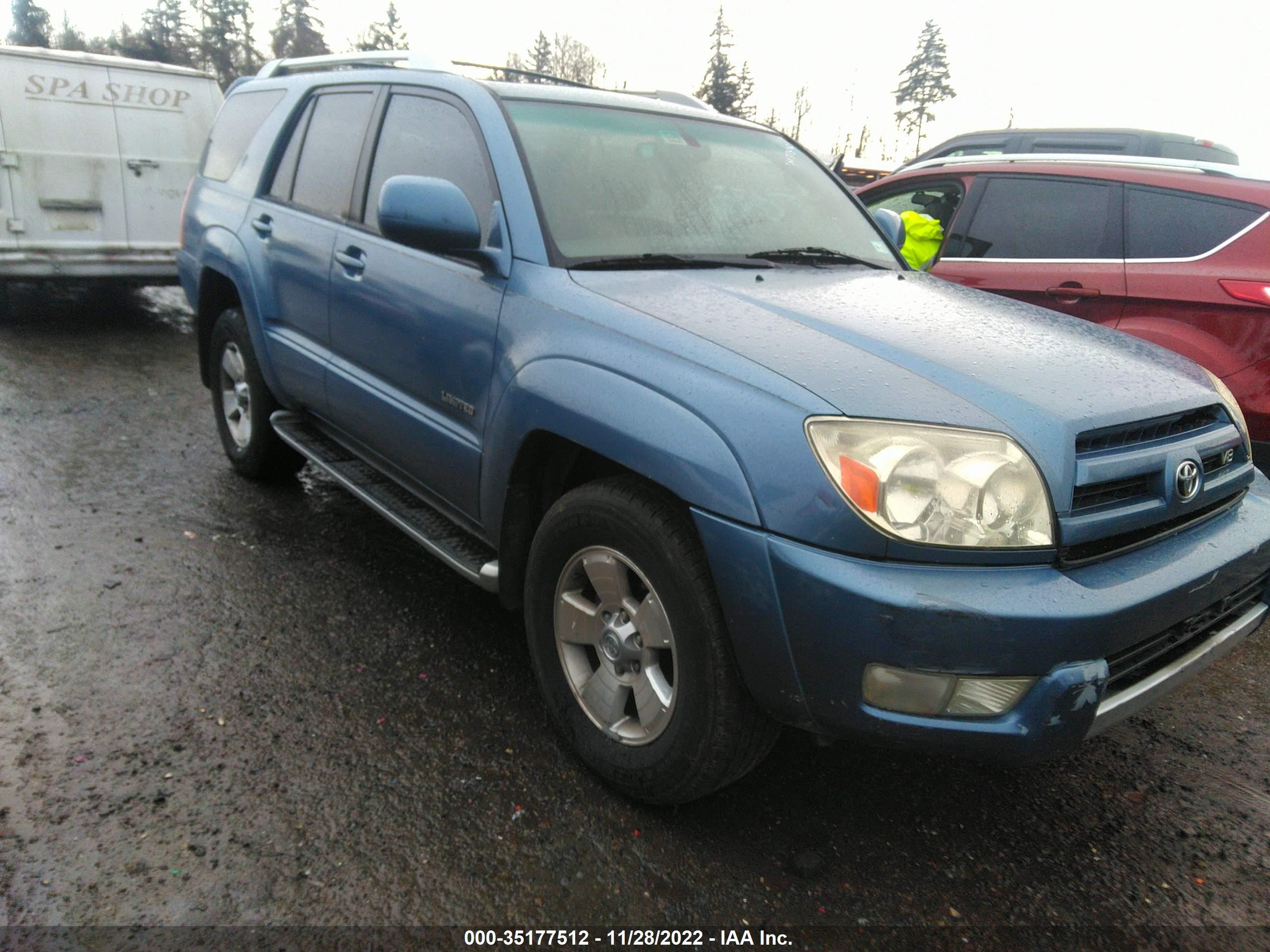 toyota 4runner 2003 jtezt17r638001695