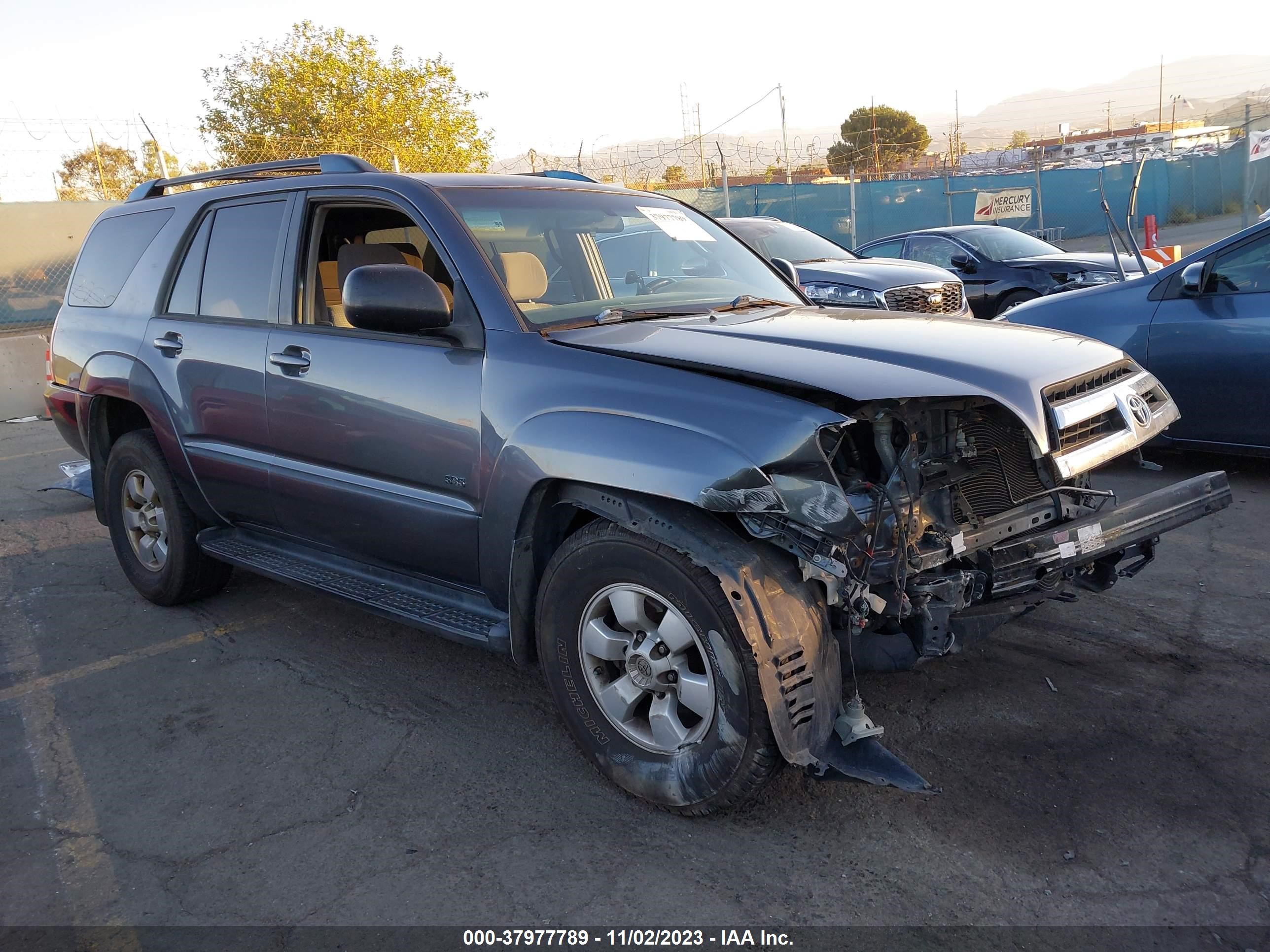 toyota 4runner 2005 jtezu14r450062899