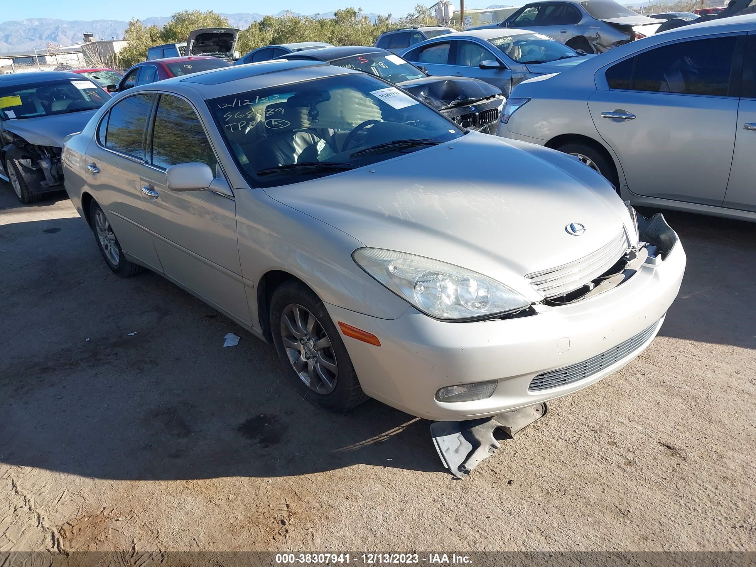 lexus es 2004 jthba30g040014943