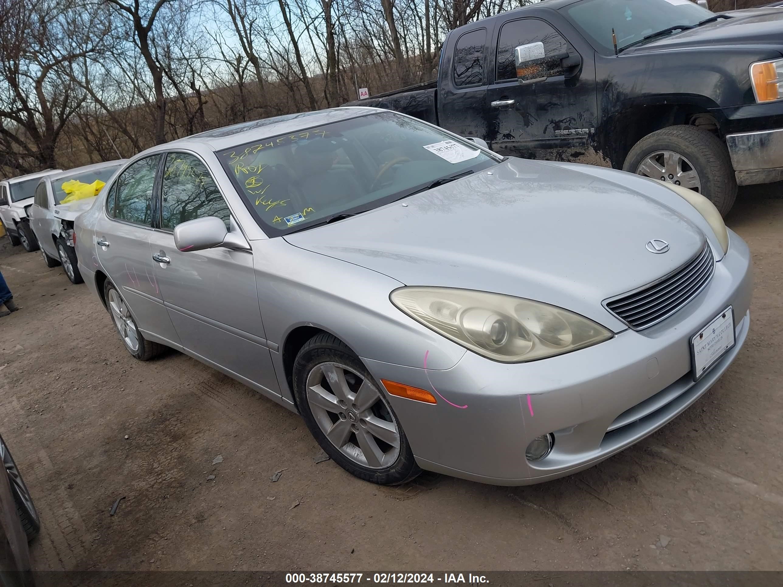 lexus es 2005 jthba30g255118774