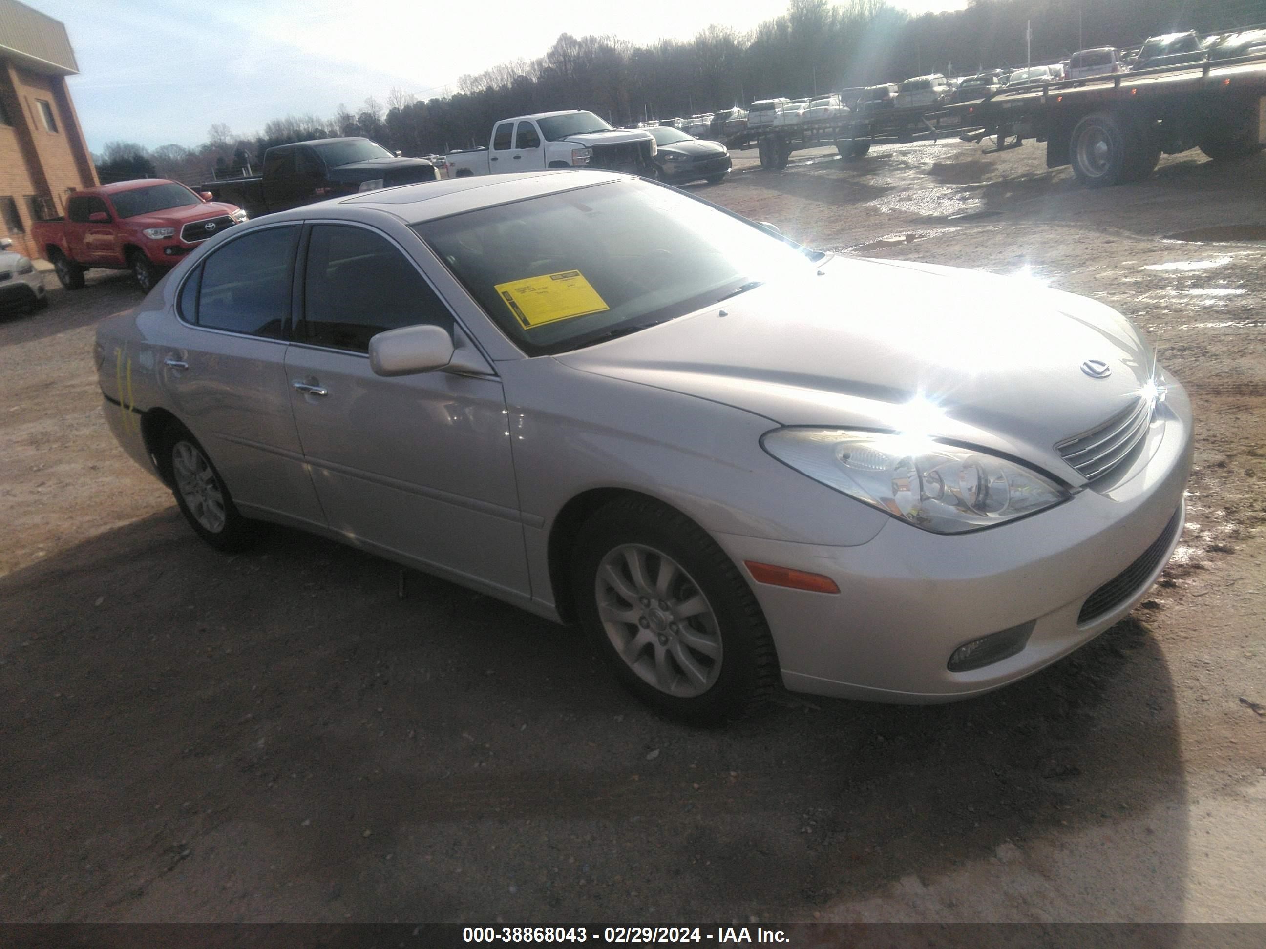 lexus es 2004 jthba30g545036536