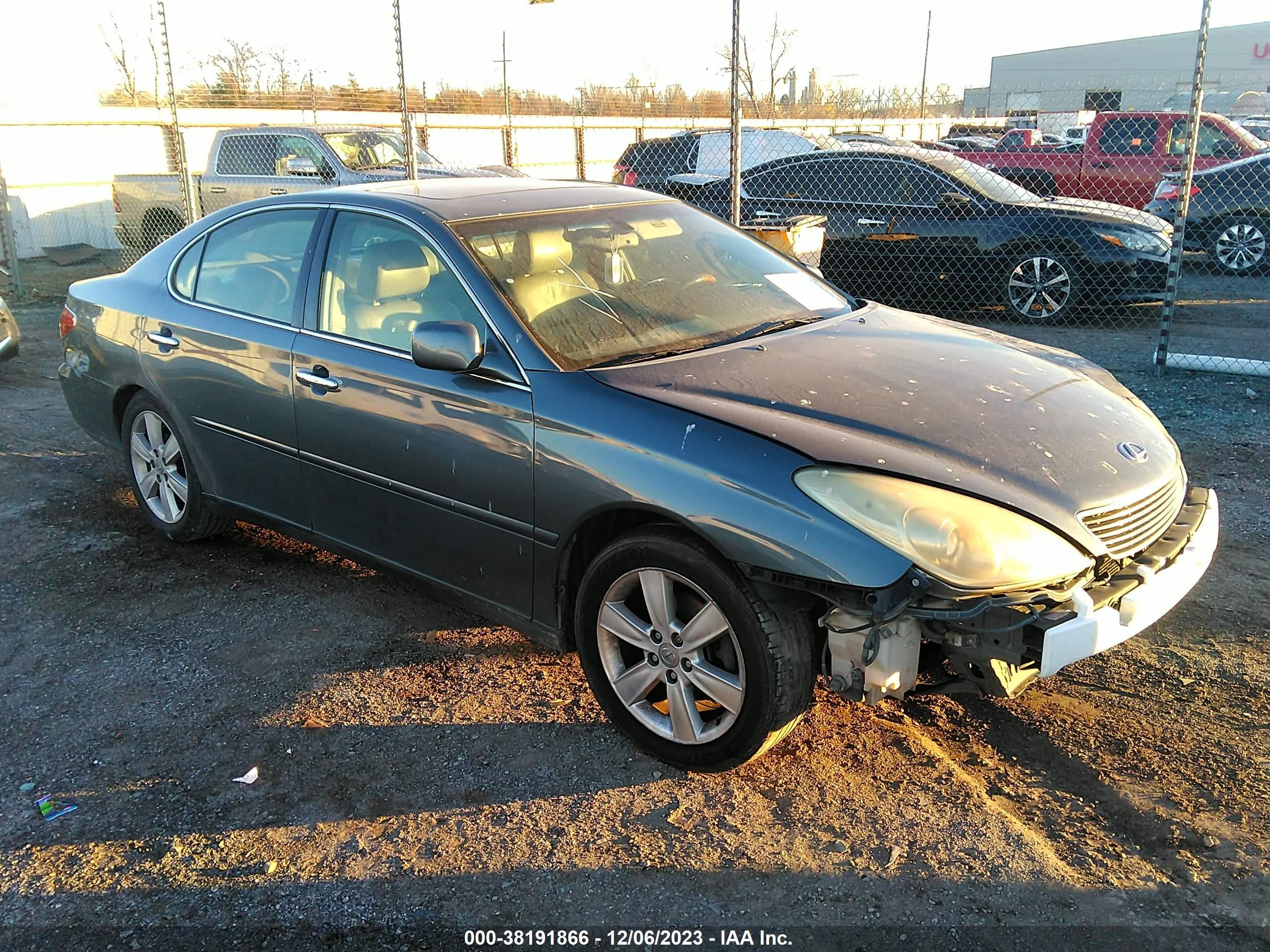 lexus es 2005 jthba30g555097404