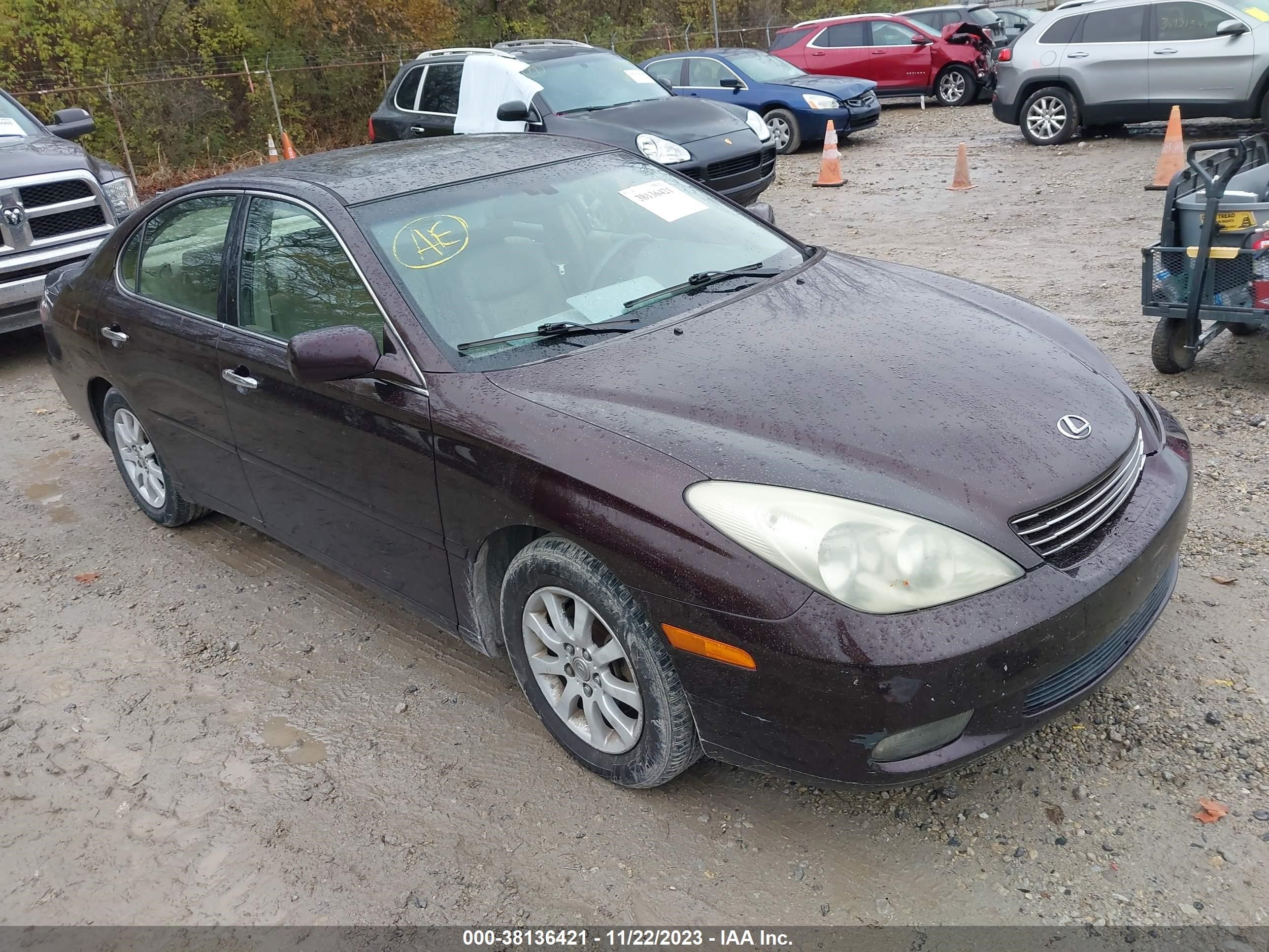 lexus es 2004 jthba30g640002036