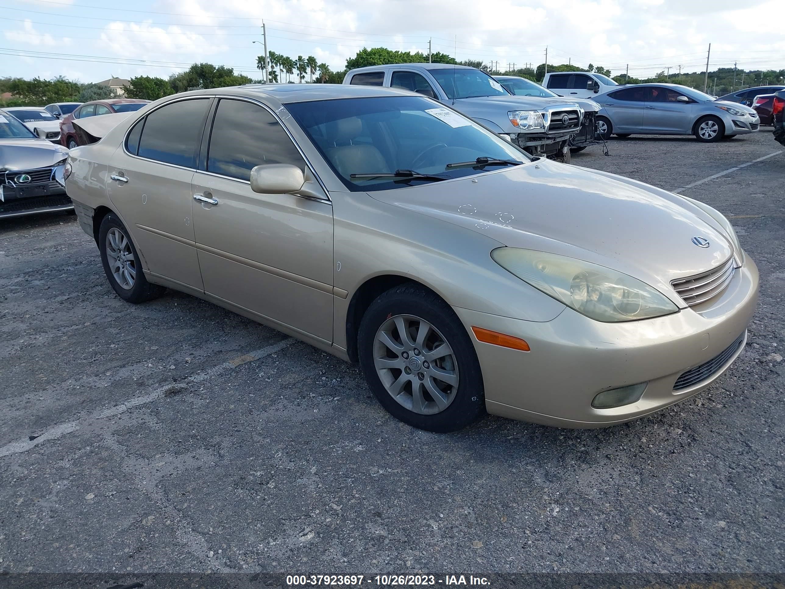 lexus es 2004 jthba30g645015520