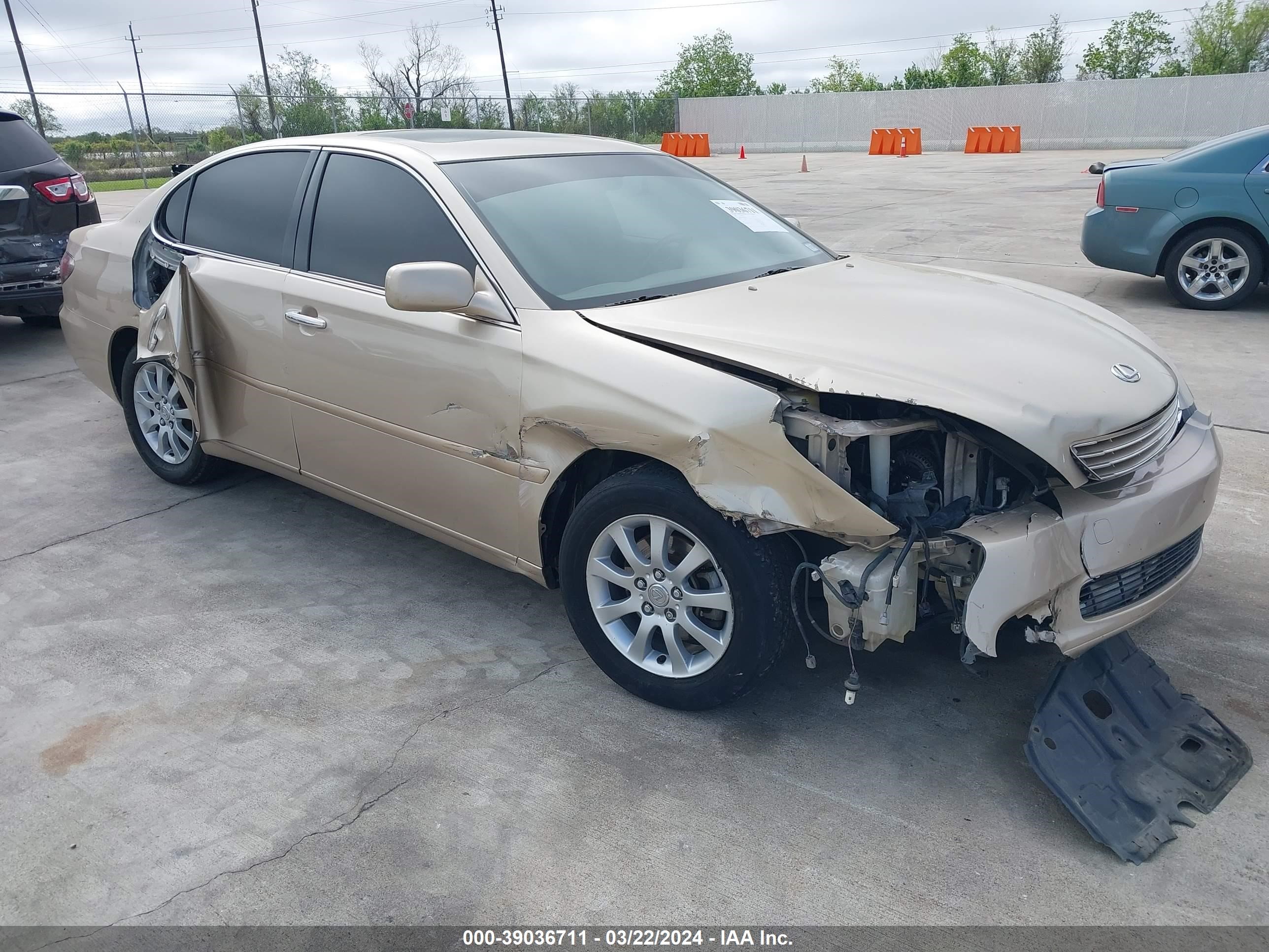 lexus es 2004 jthba30g645016635