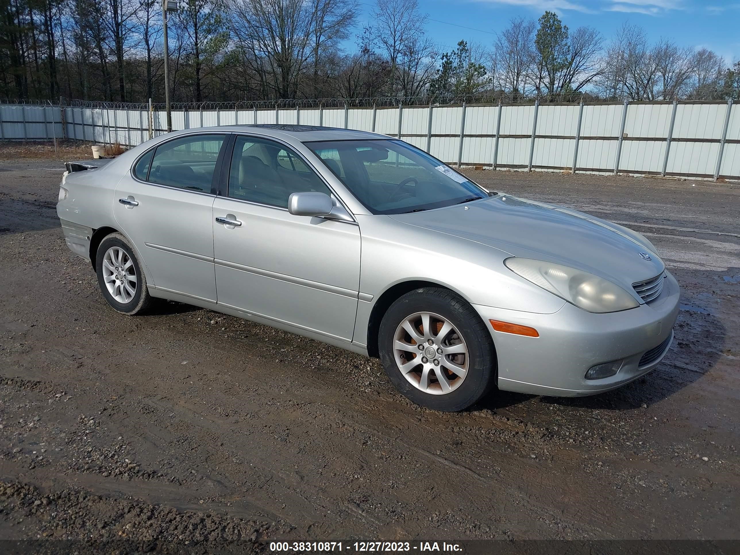 lexus es 2004 jthba30g645019907