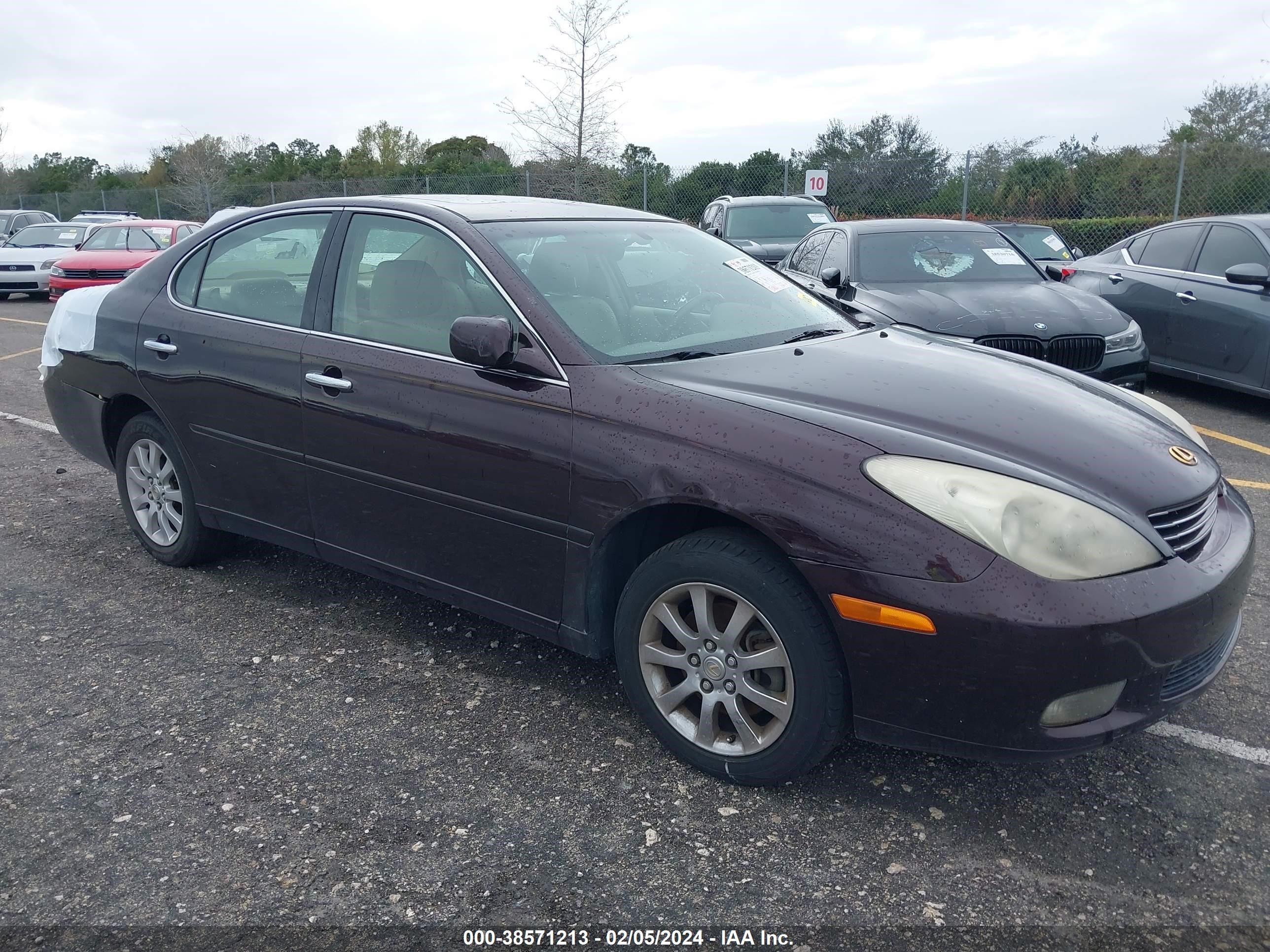 lexus es 2004 jthba30g645049666