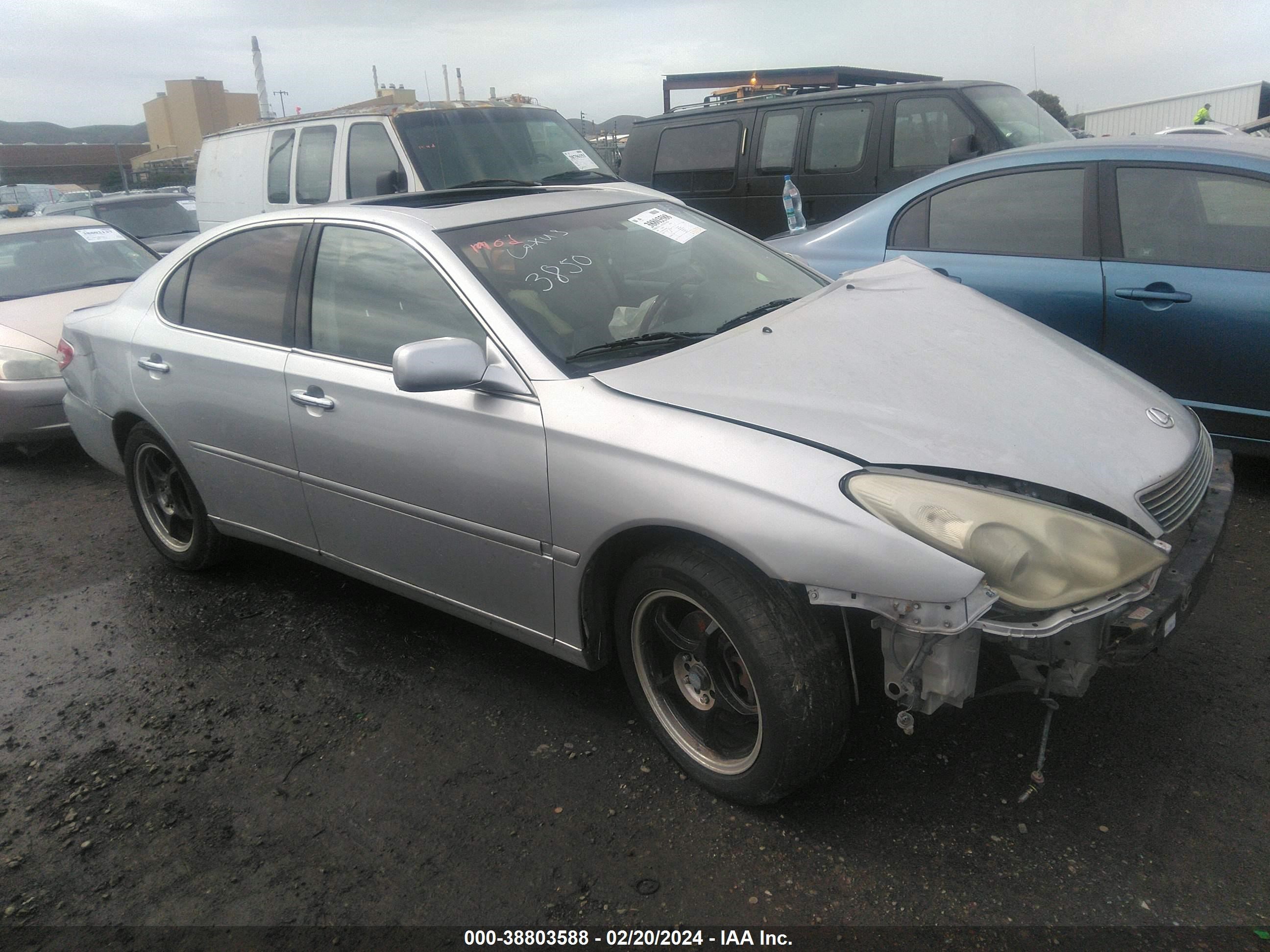 lexus es 2005 jthba30g755073850