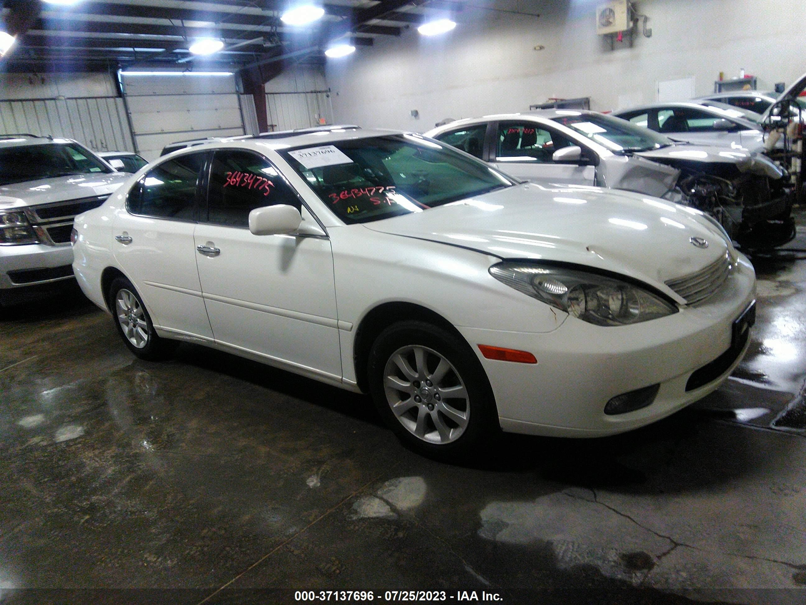 lexus es 2004 jthba30g845053041