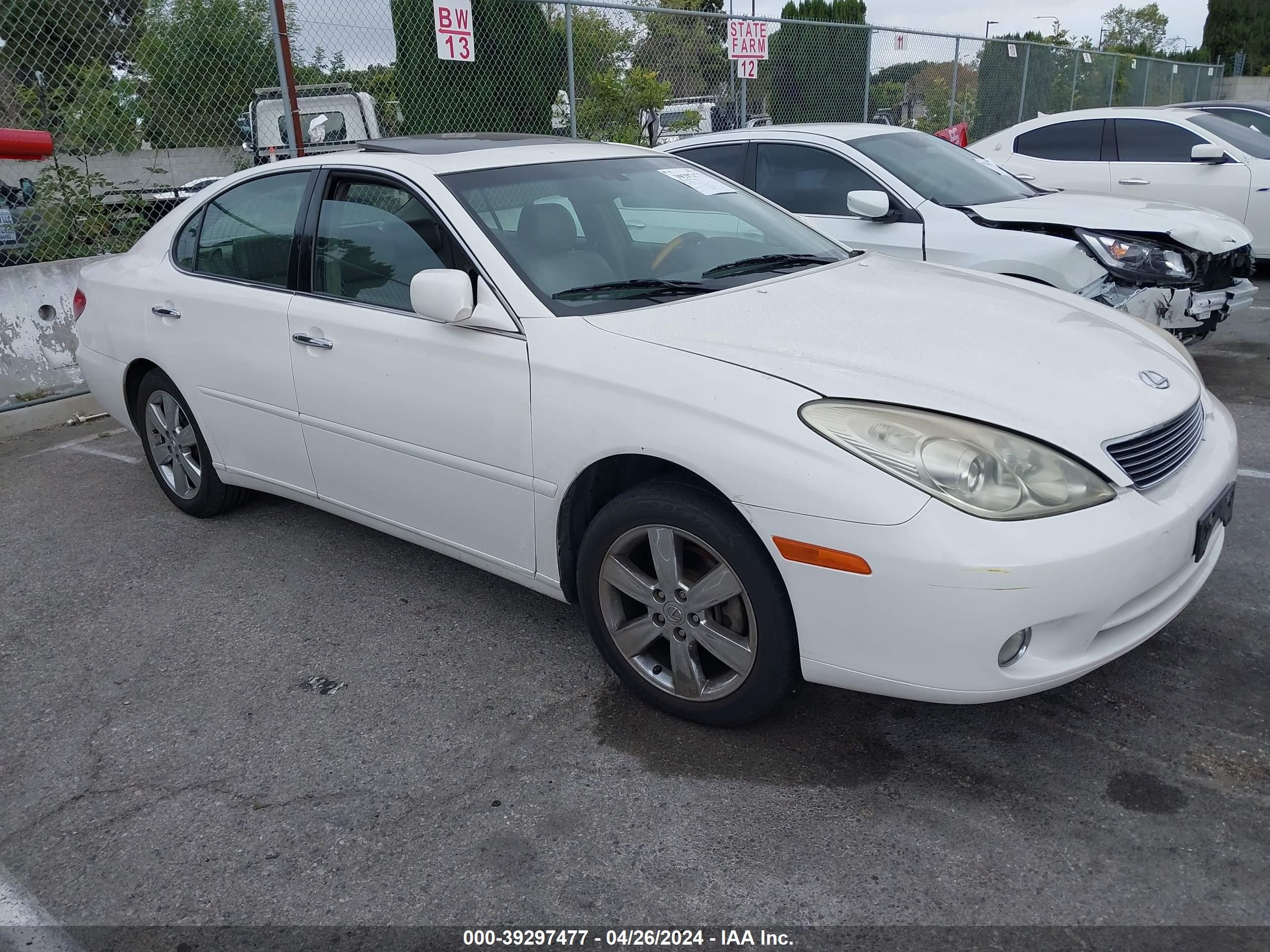 lexus es 2006 jthba30g865164630