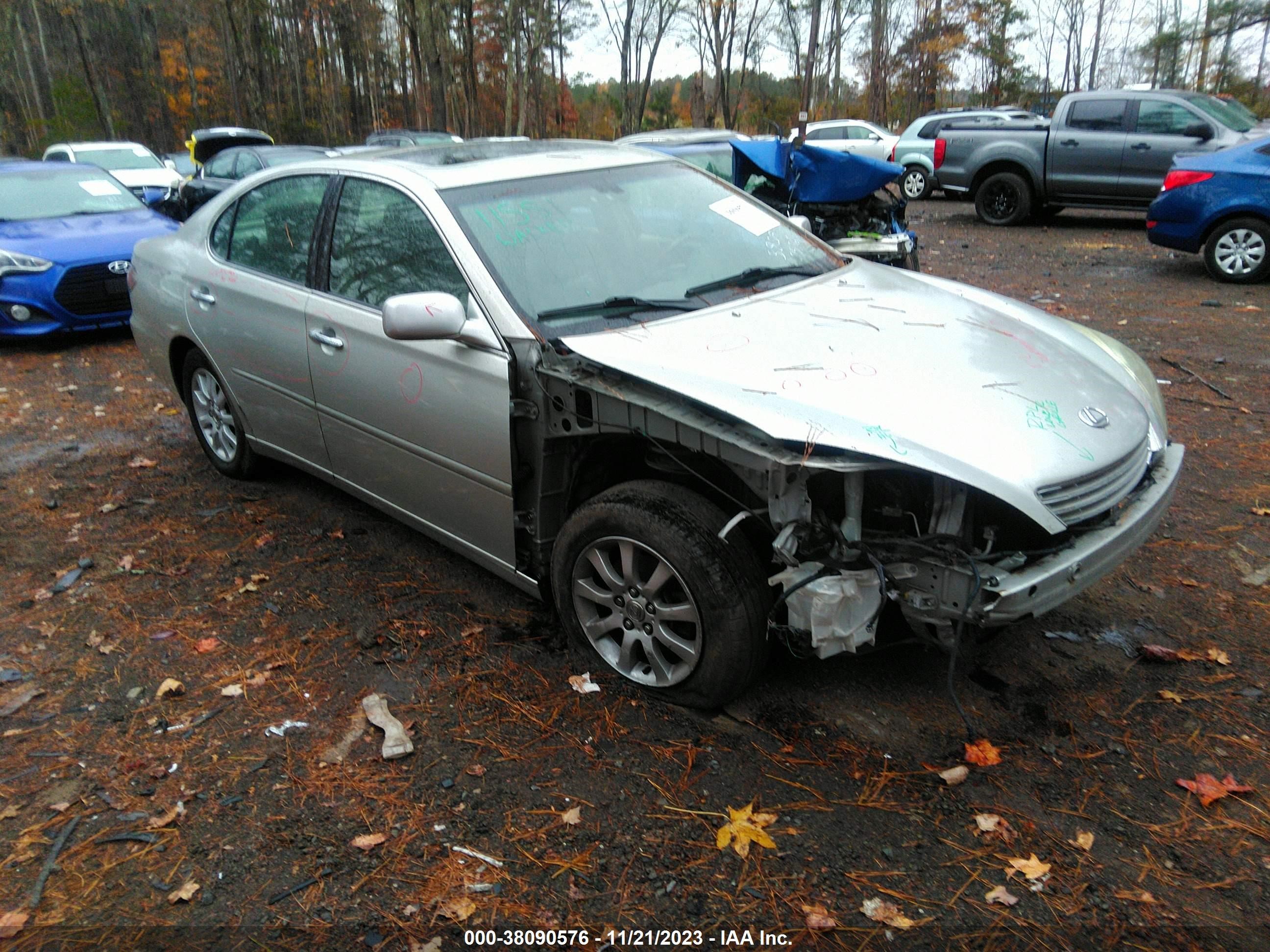 lexus es 2004 jthba30gx45036497