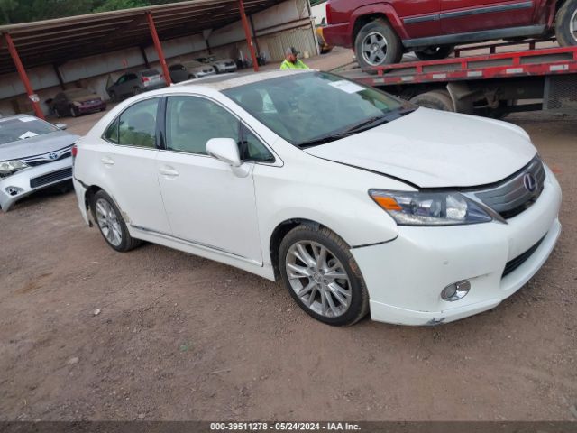 lexus hs 250h 2010 jthbb1ba1a2001693