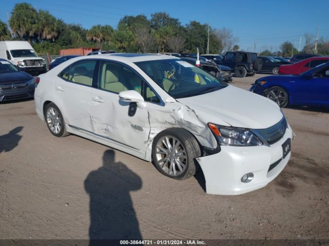 lexus hs 250h 2012 jthbb1ba2c2051280