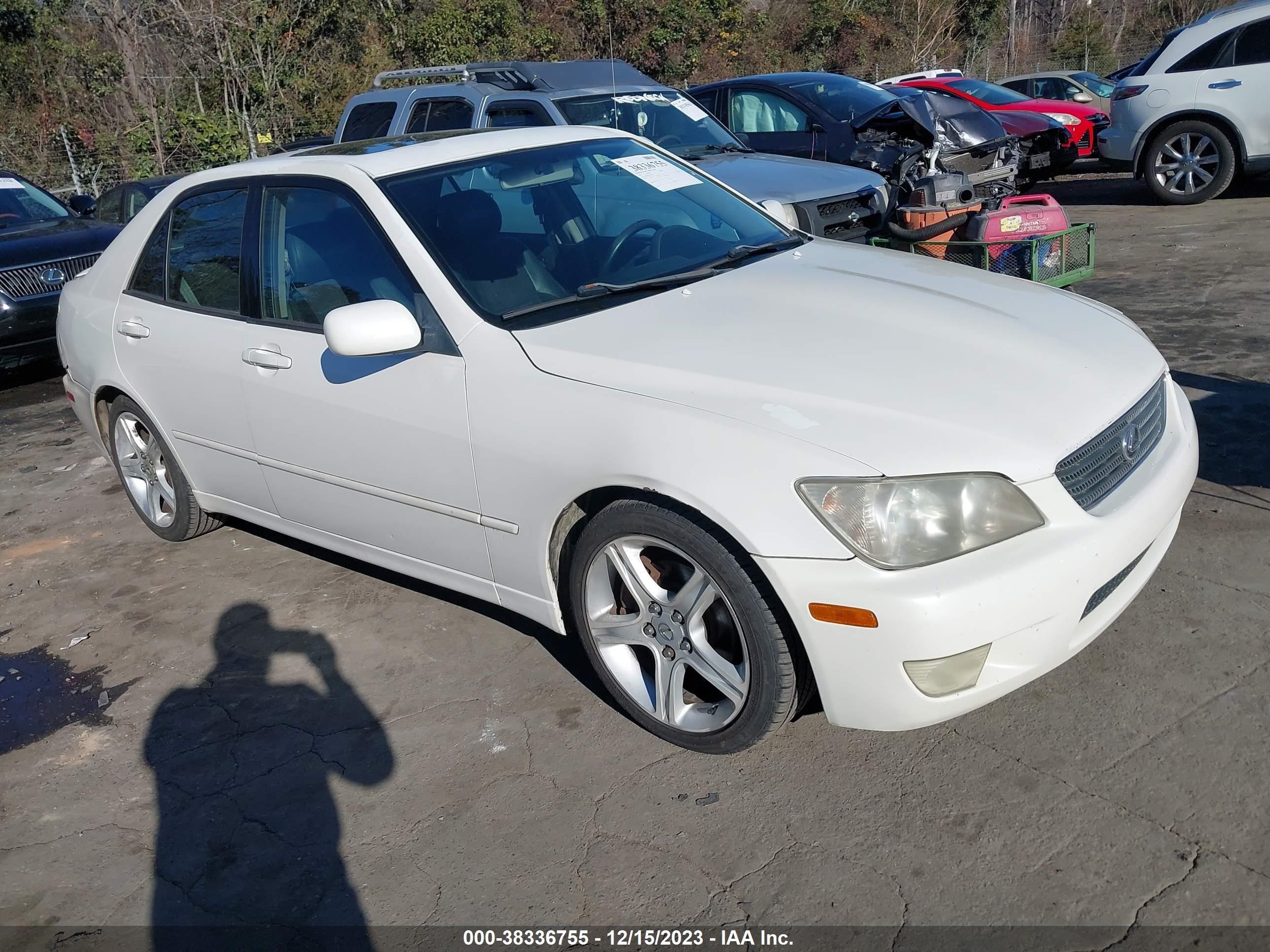 lexus is 2001 jthbd182010002047