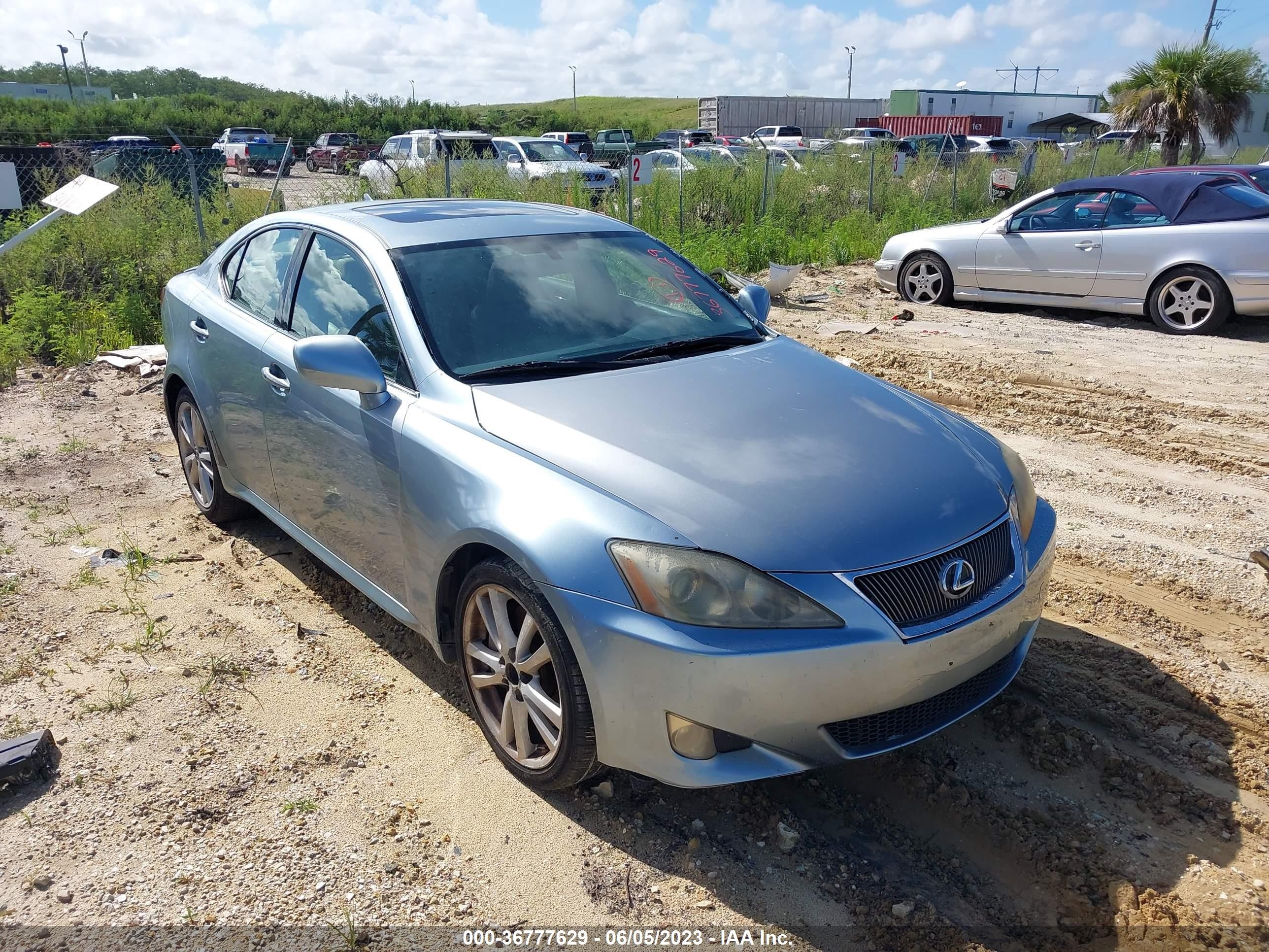 lexus is 2007 jthbe262972012790