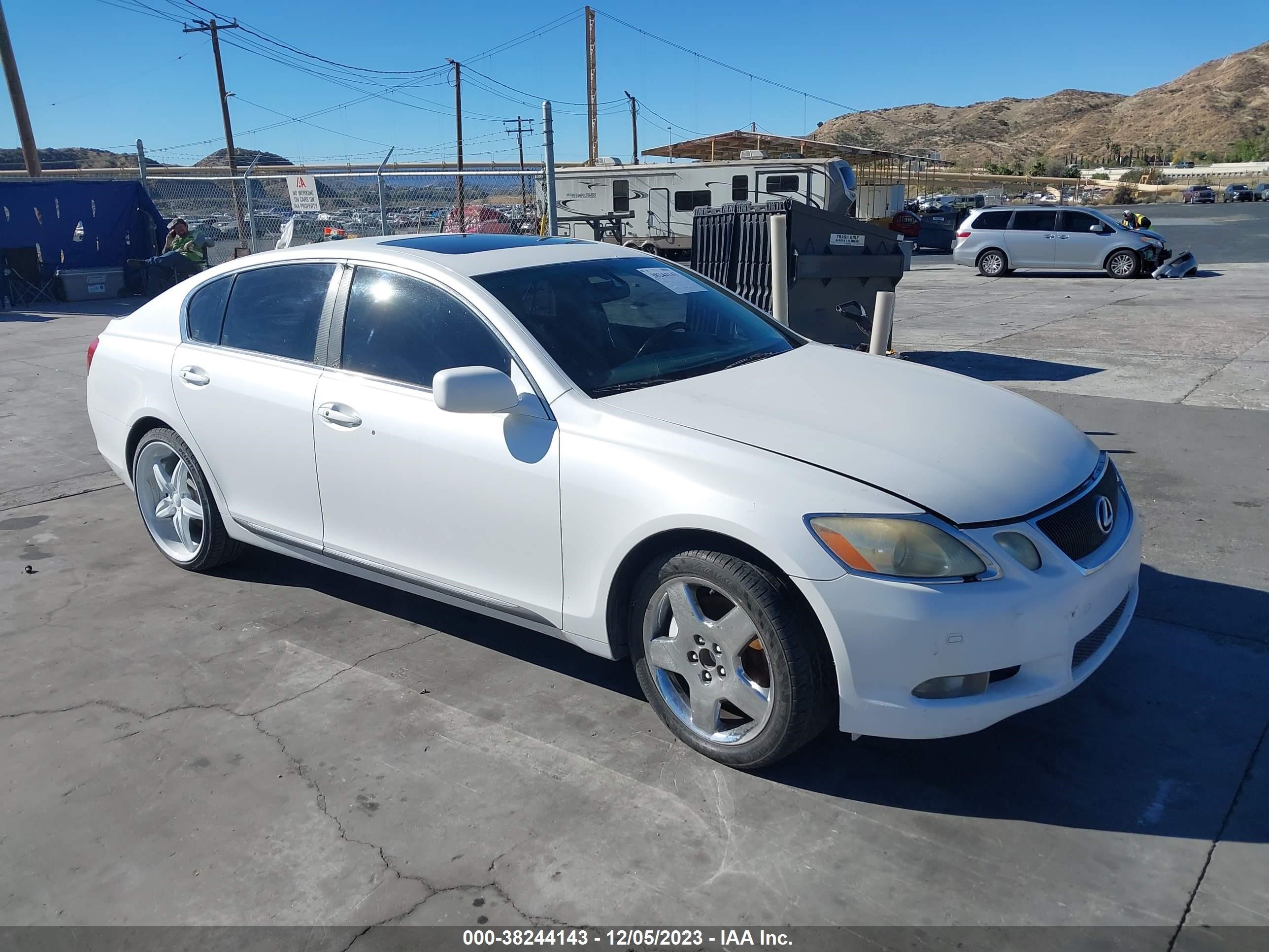 lexus gs 2007 jthbe96s170014974