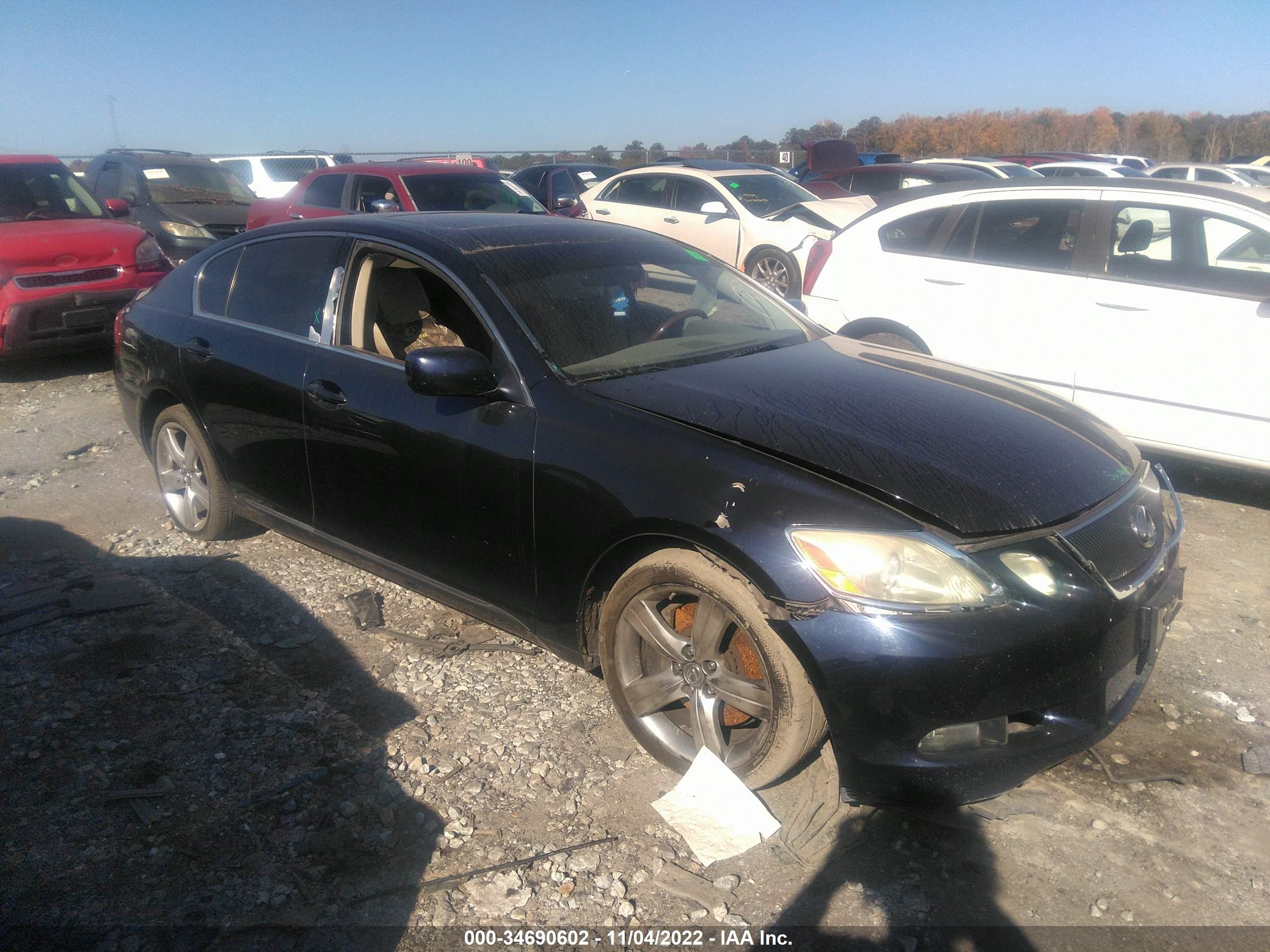 lexus gs 2007 jthbe96s270028141