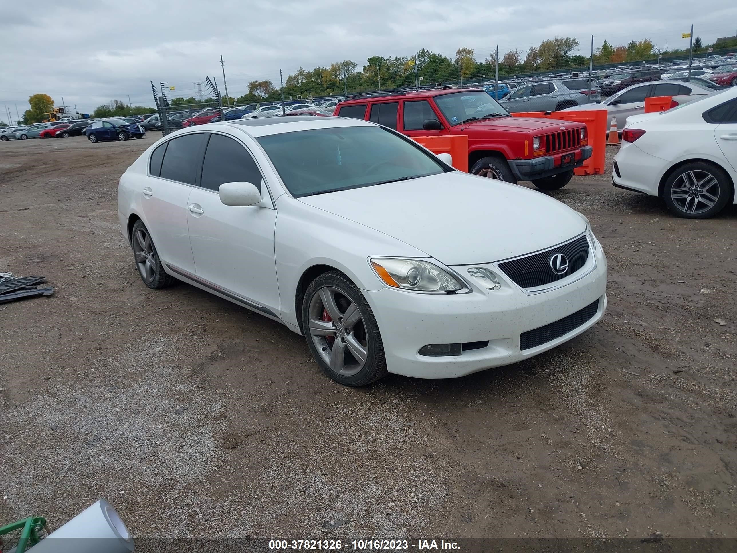 lexus gs 2007 jthbe96s370013325